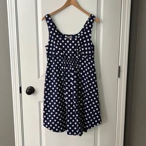 Like New Vanessa Virginia Anthropologie polka dot dress